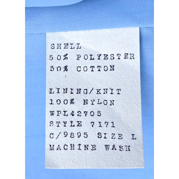 VTG Carriage Court Womens Light Blue Large Full Zip Jacket With Removable Collar - Picture 6 of 7